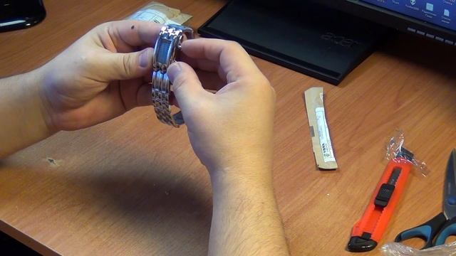 Посылка из Китая! Стильные часы без стрелок и циферблата! С алиэкспресс смотреть онлайн