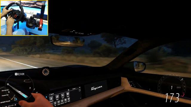 FORZA HORIZON 5 Gameplay 4k - PORSCHE TAYCAN TURBO S 385 KM/H (Steering Wheel + Shifter) смотреть онлайн