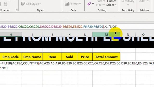 find duplicate and unique data from multiple sheet in Excel to one смотреть онлайн