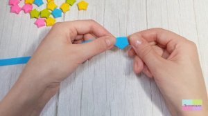 Как сделать маленькие звездочки из бумаги / Small paper stars