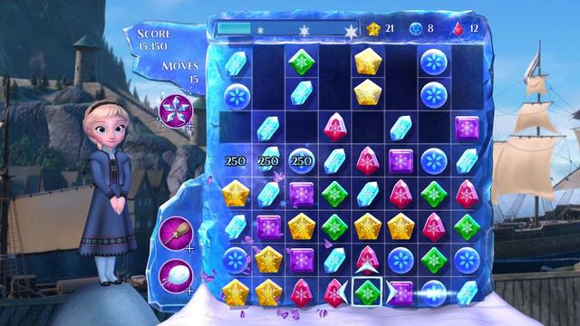 Frozen Free Fall Snowball Fight (PS4) Levels 13 - 26 смотреть онлайн