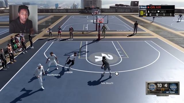 NBA 2K16 MyPARK LiveStream ! - ROAD TO LEGEND PART 2! #TheGrindContinues | StaxMontana смотреть онлайн
