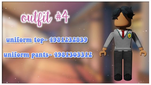 school uniform codes for bloxburg and rhs *BOYS AND GIRLS* || roblox ♡ смотреть онлайн