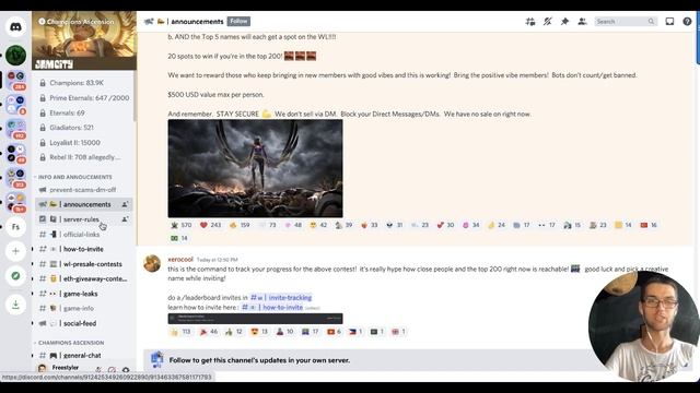 Champions Ascension: обзор P2E игры. Новый ГЕМ?! Как получить вайтлист в Discord? Будут ли ИКСЫ? смотреть онлайн