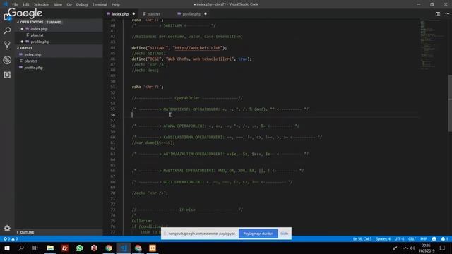 Ders 21 - PHP [Veri Tipleri - Operatörler] - Mehmet Bütün смотреть онлайн