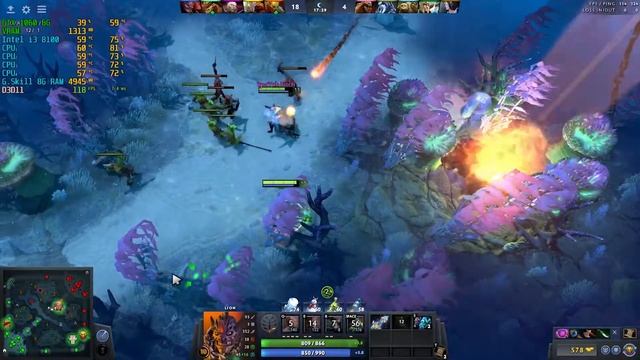 DOTA 2 Reef's Edge ULTRA I3 8100 WITH GTX 1060 6GB смотреть онлайн