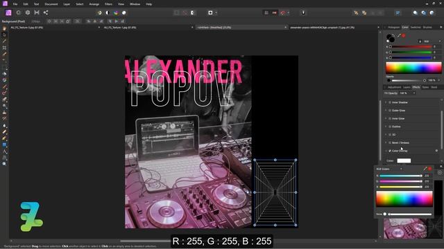 How to Create Black n White Classy Cover Art Design - Tutorial Affinity Photo 2020 смотреть онлайн