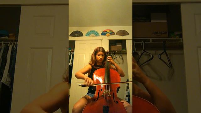 Beginner cello: Gary Jules-Mad World (THERE ARE MISTAKES!!!) смотреть онлайн