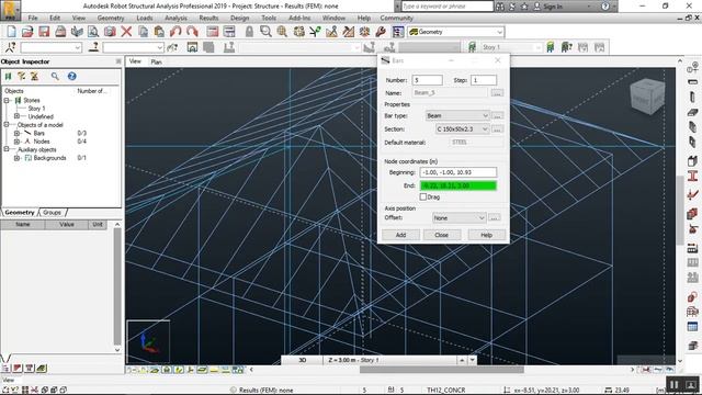 AutoCad Dxf file to Autodesk Robot Structural Analysis смотреть онлайн
