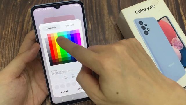 Samsung Galaxy A13: How to Change Lock Screen Clock & Text Color смотреть онлайн