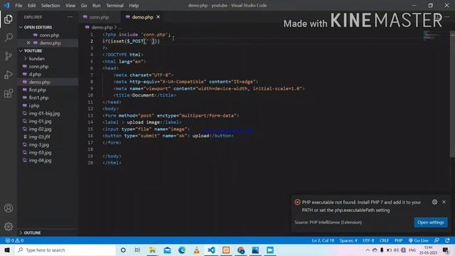 How to upload image in database using php смотреть онлайн