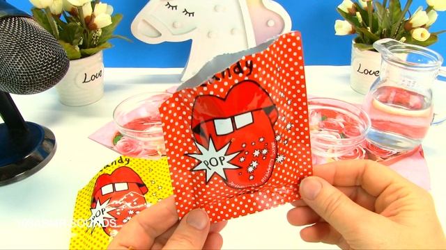 ASMR Pop Candy Powder Popping Crunchy Crackling Trigger Sounds No Talking Asmr Food Mukbang смотреть онлайн