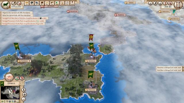 Let's Play Aggressors Ancient Rome #6: Sparta ante portas (Epirus) смотреть онлайн