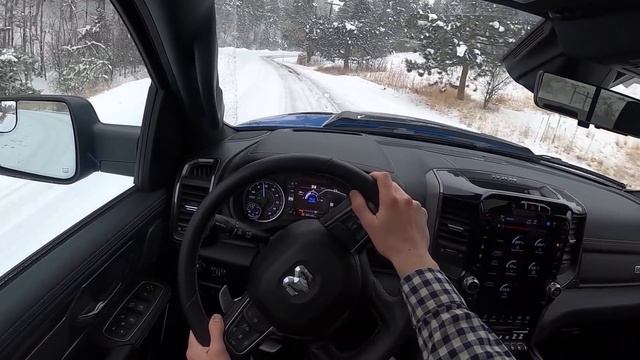 2022 RAM 1500 Rebel G/T - POV Snow Drive (Binaural Audio) смотреть онлайн