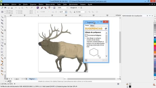 Curso Introducción a CorelDraw X6 - 10 Administrar Paneles y Barras de Herramientas смотреть онлайн