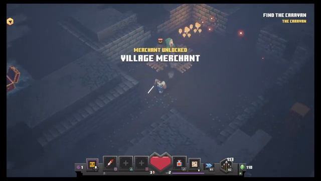 MINECRAFT DUNGEONS PT 1 | We Got A Villager Friend! смотреть онлайн