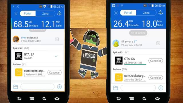 Como Pasar e Instalar Juegos Con Datos Adiciones - OBB de un celular a otro Android смотреть онлайн