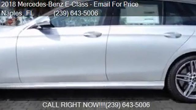2018 Mercedes-Benz E-Class E 400 4MATIC AWD 4dr Wagon for sa смотреть онлайн