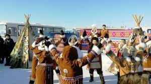 Танцы народов Севера на празднике Арктики 2021г.