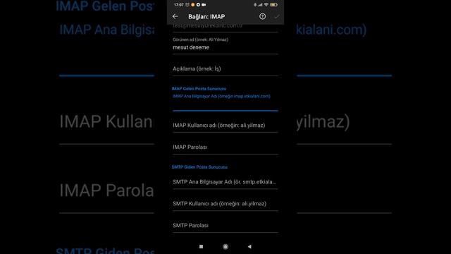Telefonda Microsoft Outlook Üzerine İmap Mail Kurulumu Android & İphone смотреть онлайн