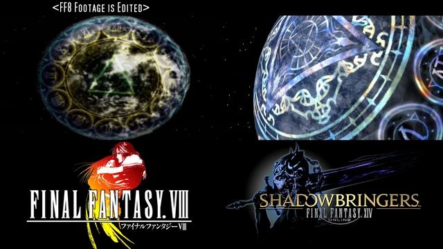 Eden Comparison - FFVIII vs FFXIV Side by Side смотреть онлайн