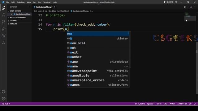 Python 3 Class#23:--Lambda map and filter function смотреть онлайн