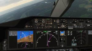 Microsoft Flight Simulator - Boeing 787-10 Заход по ILS и Autoland