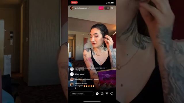 Arabelle Raphael ig live смотреть онлайн