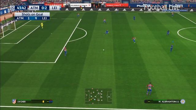 PES 2017 | Atletico Madrid vs Leicester City | Free Kick Goal Jamie Vardy | UEFA Champions League смотреть онлайн