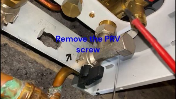 How to replace PRV on Baxi boiler