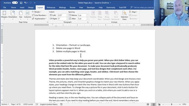 Word: Delete one or multiple pages the easy way with Chris Menard смотреть онлайн
