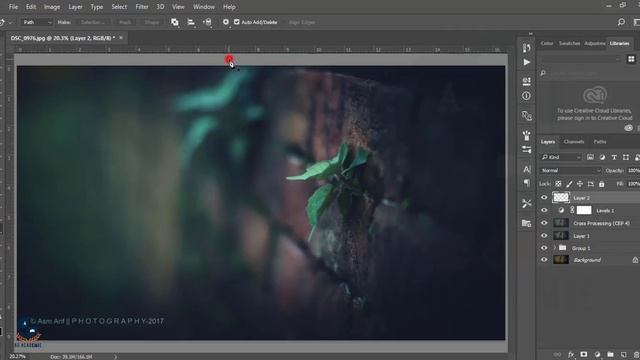 Photoshop Cc Tutorial | Photoshop Lightroom Tutorial | How To Add FAKE LIGHT RAY In Photoshop
