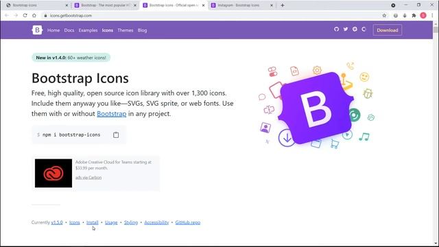 2 Cara Menggunakan Bootstrap Icons (SVG dan Web Font) – Belajar Bootstrap 5 #09 смотреть онлайн
