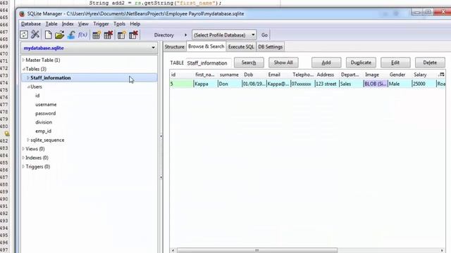Employee Payroll Management System Using Java Netbeans-Part 20-Automatically Add Username & Passwor смотреть онлайн