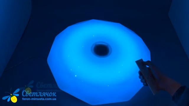Светодиодная люстра RGB с пультом управления F+ смотреть онлайн