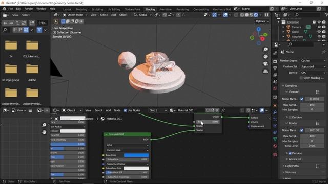 Blender 3.1 Alpha Geometry Nodes Attributes in Shaders [Tutorial] смотреть онлайн