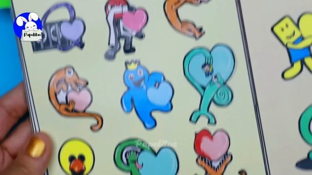 GAME BOOKS COLLECTION ♥ Rainbow Friends, Doors Roblox, Rainbow Friends Finger Heart смотреть онлайн
