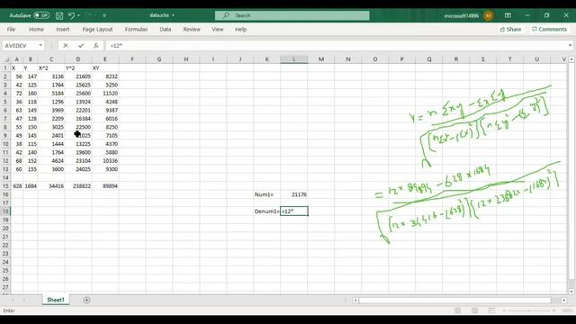 Pearson’s Correlation Coefficient in MS Excel смотреть онлайн