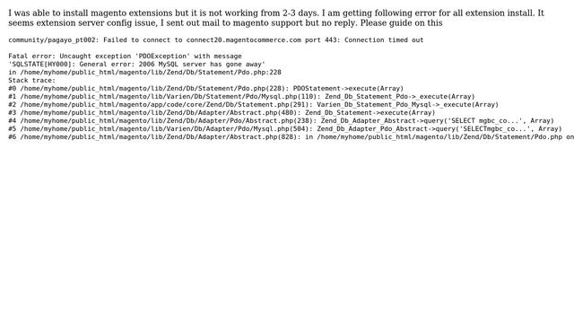 Magento: Unable to install magento extension смотреть онлайн