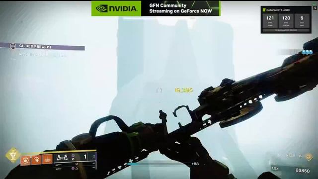 GeForce NOW | Destiny 2 | Ultimate Tier | 1080p Maxed Game Play | AI Upscaling On | AV1 Stream (OBS смотреть онлайн