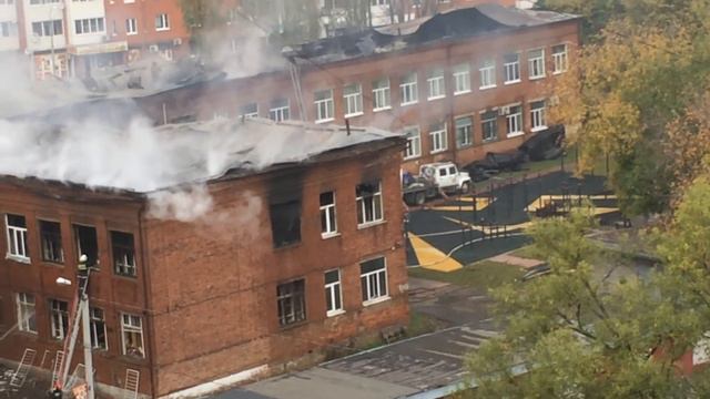 сгорел военкомат в Наро-Фоминске смотреть онлайн