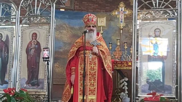 Слово архимандрита Амвросия (Макара) после литургии. Неделя 4-я по Пасхе, о расслабленом, 15.05.202 смотреть онлайн