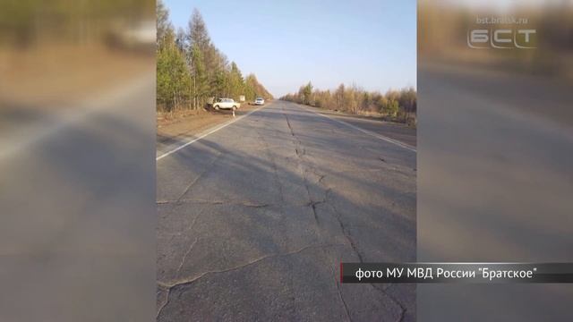 Юный велосипедист попал под колёса Toyota Allion в Падуне смотреть онлайн
