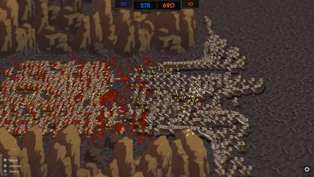 NEW Battle SIMULATOR, Spartan ARMY vs. 1,000 Troops| Hyper Knights: Battles Gameplay смотреть онлайн