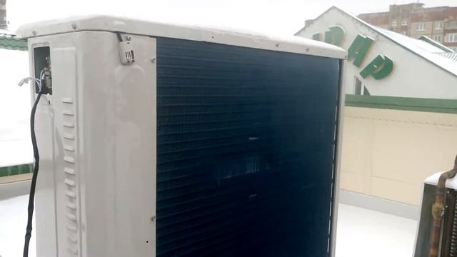 Haier AV12NMSETA в оттайке на рынке Шувар