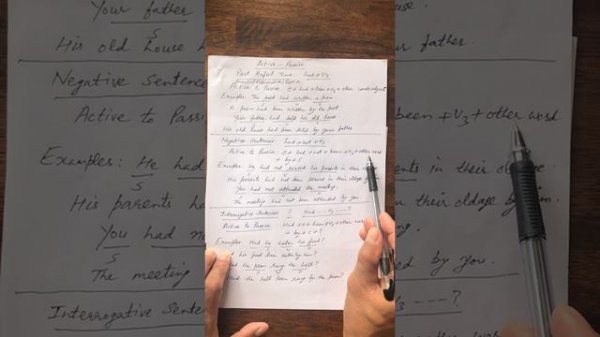 Know Active - Passive: Tutorial 2 of 3 (Past Perfect Tense)