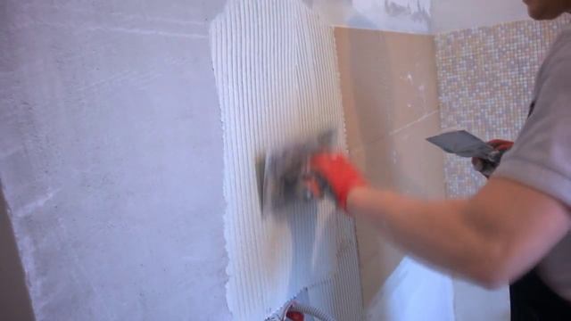 Облицовка мозаика мелкая / Facing complex ceramics смотреть онлайн