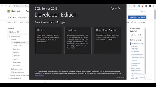 Install SSMS And MS Server Local Host