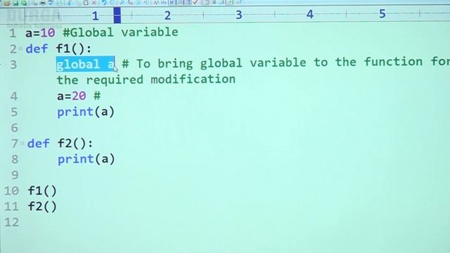 Python Functions || Need of global keyword || by Durga sir смотреть онлайн