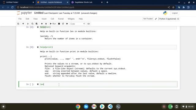 Help and Documentation for python Notebook смотреть онлайн